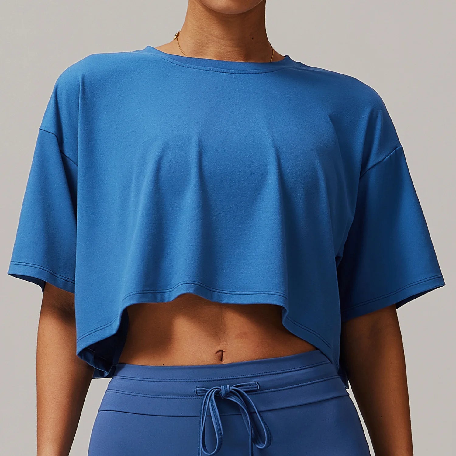 Women's Yoga T-Shirt Smock Loose Fitness Top Exercise Gym Outdoor Training Shirt Running Sports Short Sleeve Yoga T-shirt Tops
