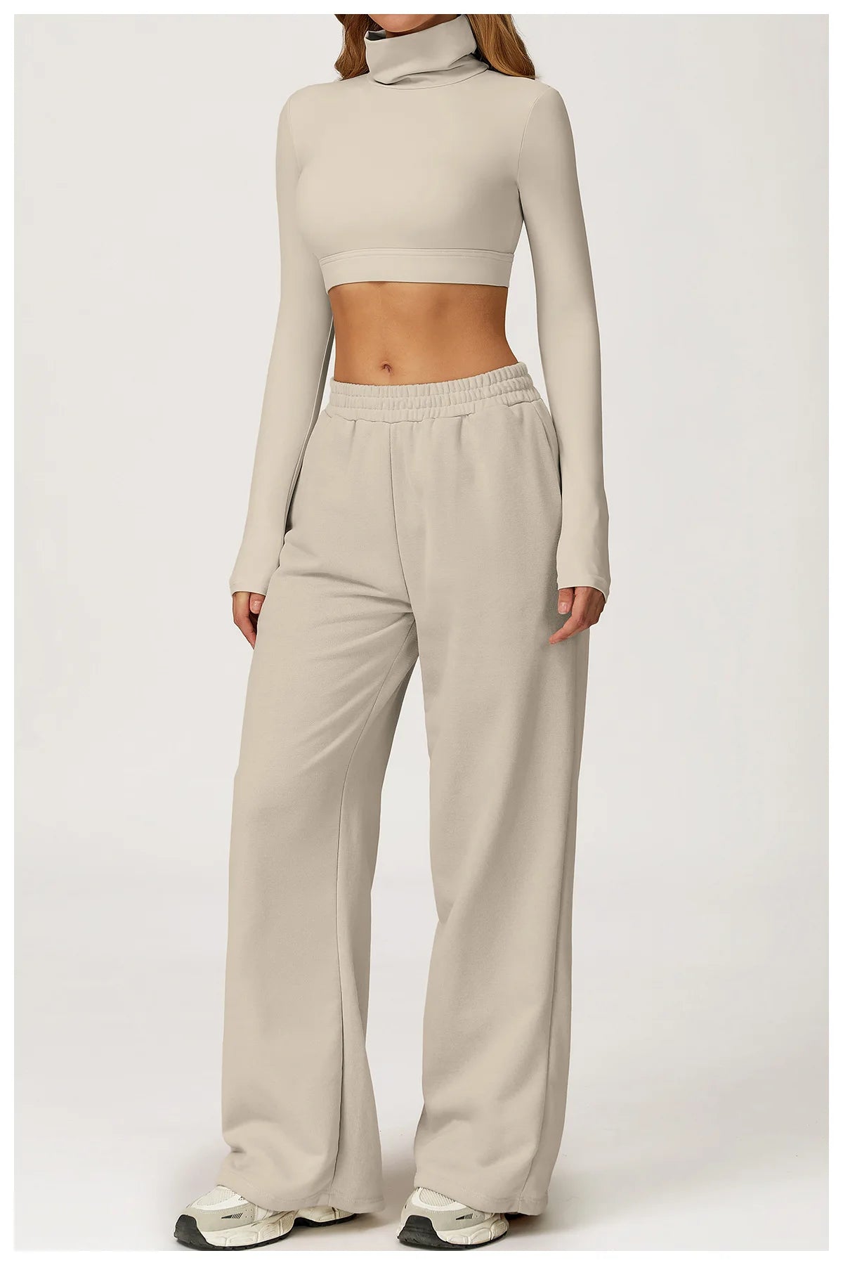 Gym Workout Crop Top for Women – Long Sleeve Quick Dry Yoga Shirt
