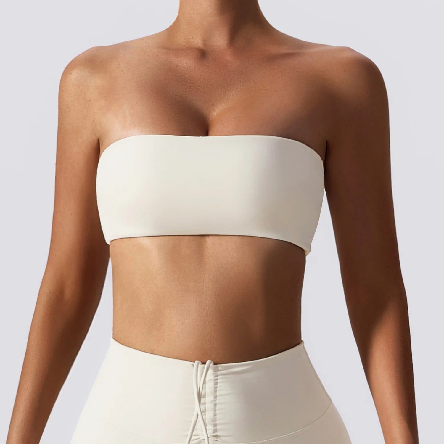 Seamless Strapless Sports Bra