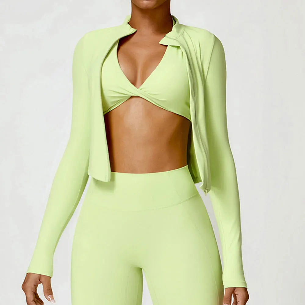 Women’s Long Sleeve Zip-Up Sportswear Top