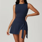 Sculpt Wrap Court Dress