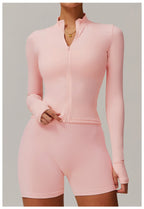 Yoga Long Sleeve Zip Jacket – Women’s Slim Fit Activewear