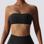 Seamless Strapless Sports Bra