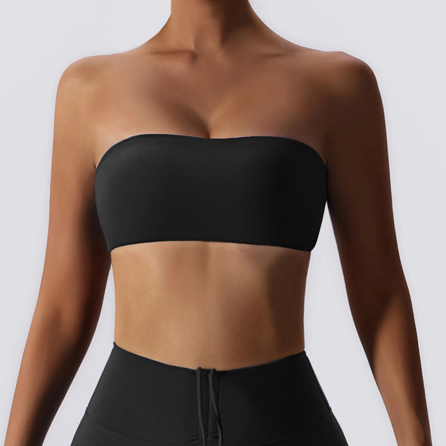 Seamless Strapless Sports Bra