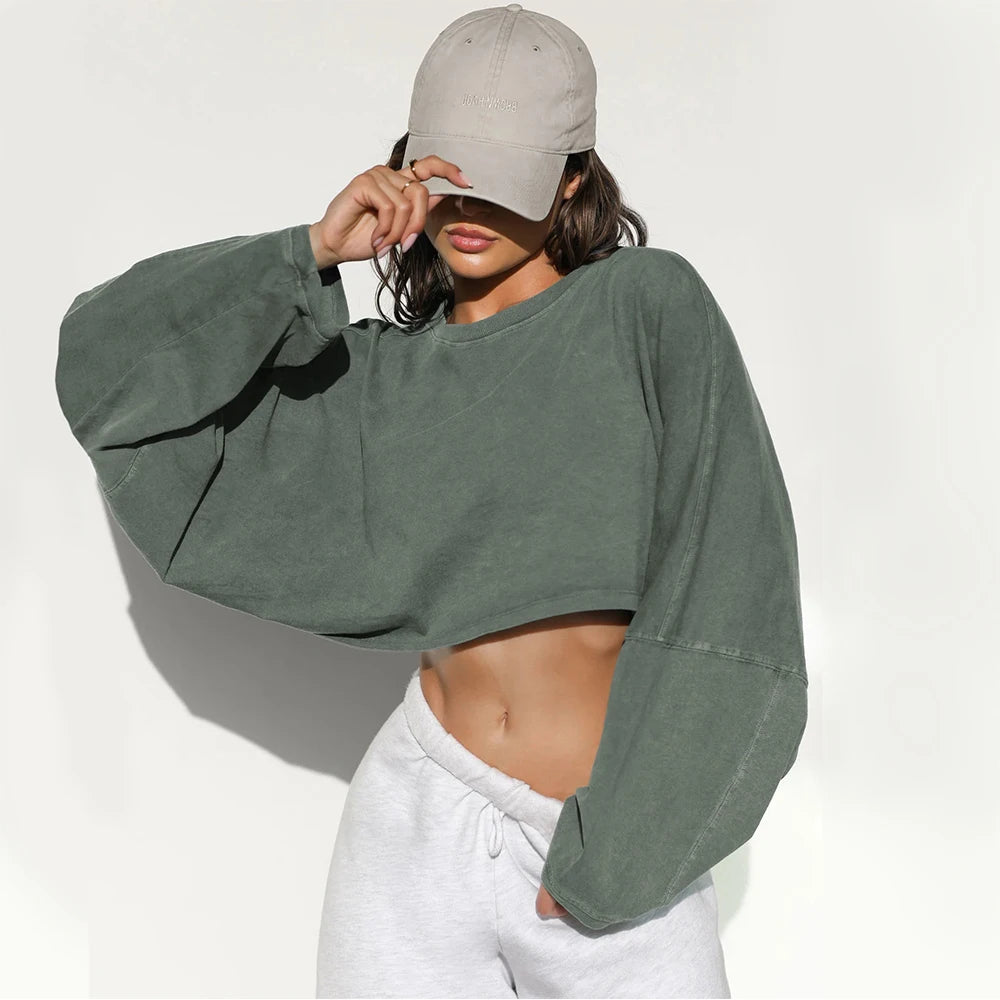 Fitness Crop Top for Women – Stretch Gym & Yoga Activewear