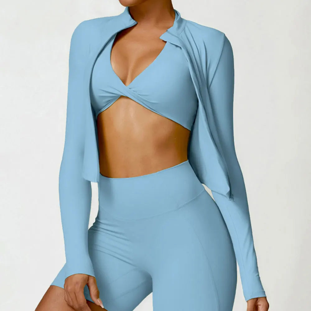 Women’s Long Sleeve Zip-Up Sportswear Top