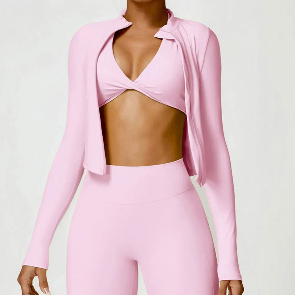 Women’s Long Sleeve Zip-Up Sportswear Top