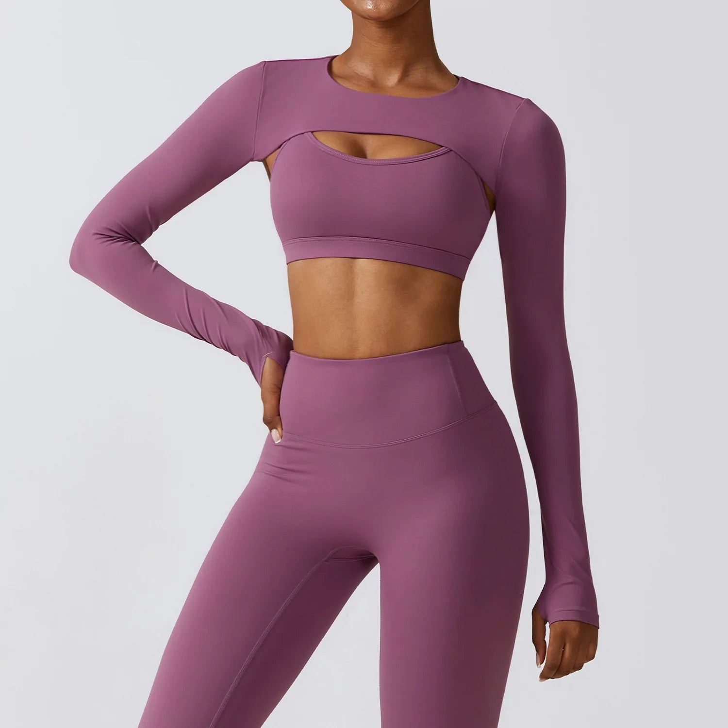 Essential Long-Sleeve Yoga Top