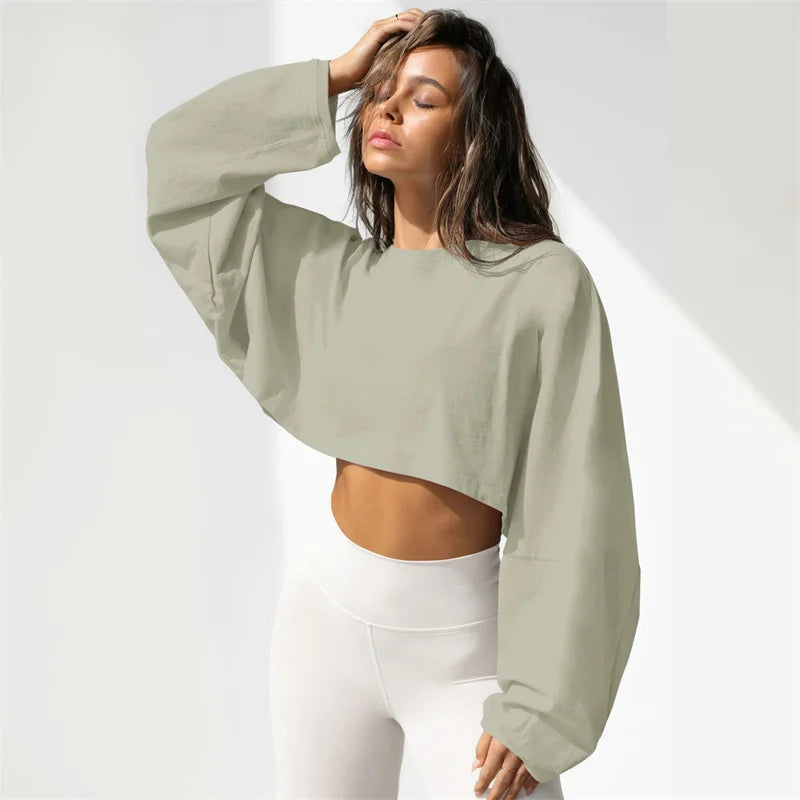 Fitness Crop Top for Women – Stretch Gym & Yoga Activewear