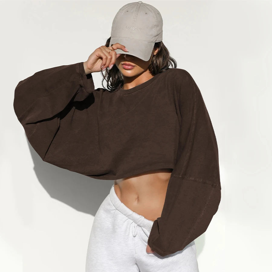 Fitness Crop Top for Women – Stretch Gym & Yoga Activewear