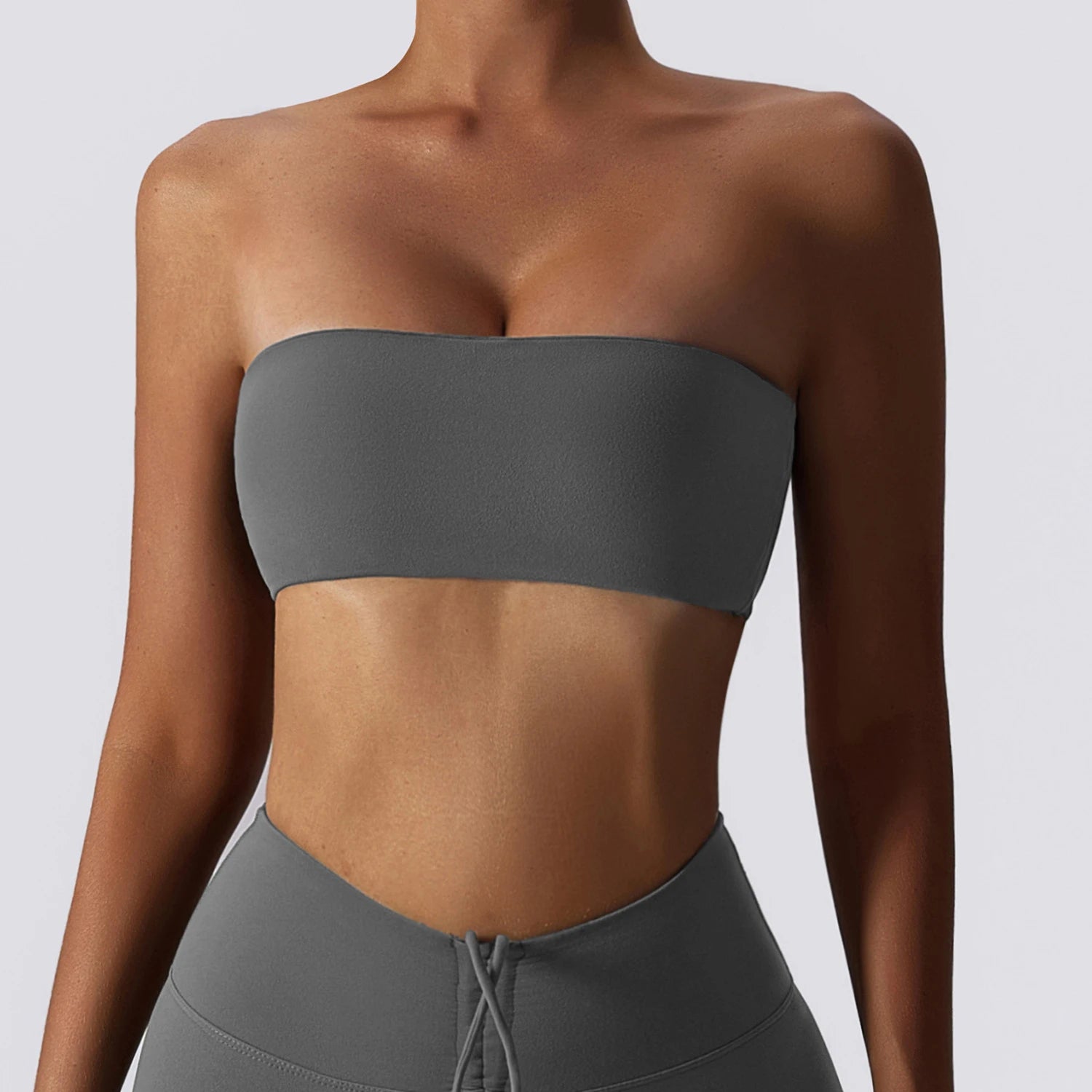 Seamless Strapless Sports Bra