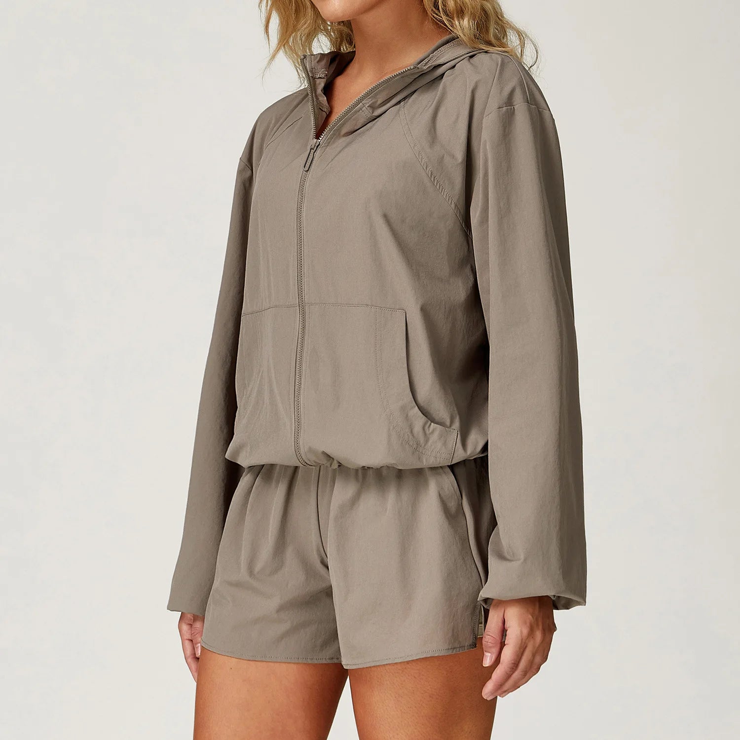 Hooded UV-Resistant Jacket – UPF50+ Cooling Activewear