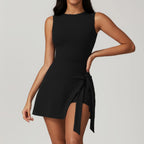 Sculpt Wrap Court Dress