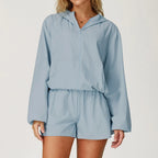 Hooded UV-Resistant Jacket – UPF50+ Cooling Activewear