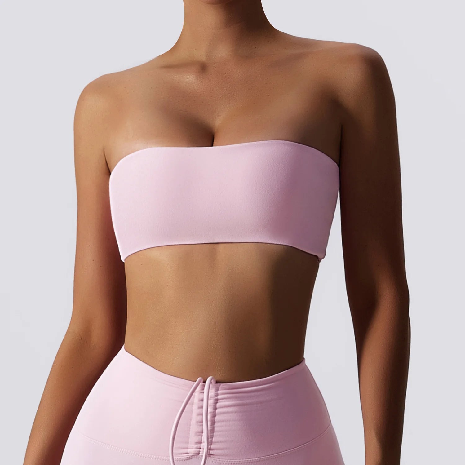 Seamless Strapless Sports Bra