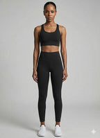 2 Piece Yoga Clothes Women's Tracksuit Athletic Wear Pilates Fitness Suit Gym Workout Push Up Clothes Sports Bra Leggings Suit