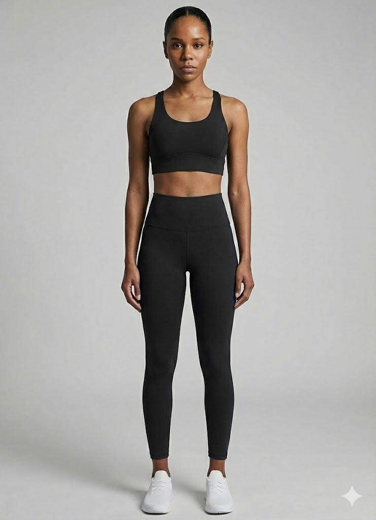 2 Piece Yoga Clothes Women's Tracksuit Athletic Wear Pilates Fitness Suit Gym Workout Push Up Clothes Sports Bra Leggings Suit